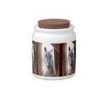 Horse Woodgrain Candy Dish
