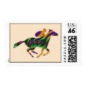 Horseback Ride Excitement postage
