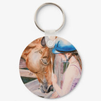 HorseBack Riding Girl and her Horse Animal Lover keychains by michelleys HorseBack Riding Girl and her Horse Animal Lover keychains