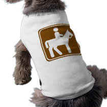 Horseback Riding Highway Sign pet clothing by wesleyowns Horseback Riding Highway Sign pet clothing