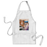 HorseBack Riding Horse Animal Art Smock aprons