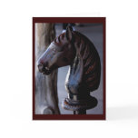 Horsehead Hitching Post greeting Greeting Cards