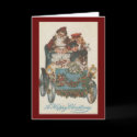 Horseless Carriage Christmas Card