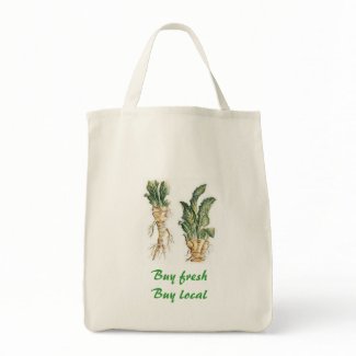Horseradish shopping tote bag