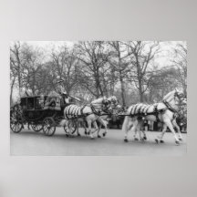 Horses and Carriage Print