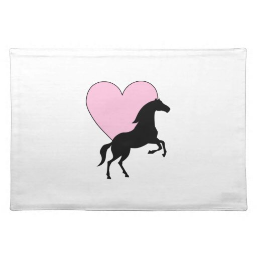 Horses and Love Placemats
