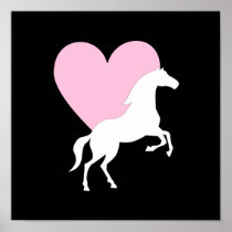 Horses and Love Posters