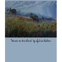 horses and poppies, t-shirts