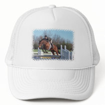 Horses and Show Jumping Baseball Hat
