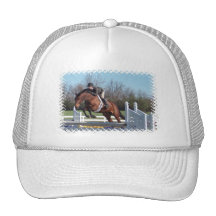 Horses and Show Jumping Baseball Hat