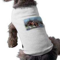 Horses and Show Jumping Dog Shirt