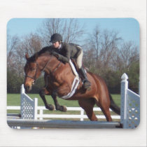 Horses and Show Jumping Mouse Pad