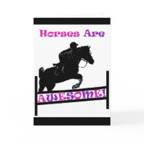 Horses Are Awesome Cards