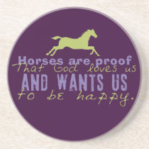 Horses Are Proof coasters