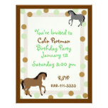 Horses Birthday Invitation
