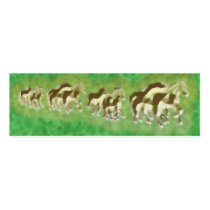 Horses Bookmark Business Card