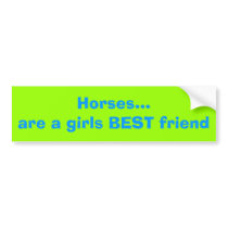 Horses bumper stickers