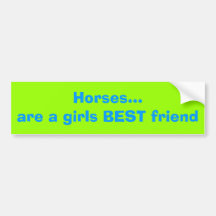 Horses Bumper Sticker