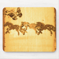 HORSES & BUTTERFLIES Mousepad