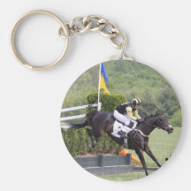 Horses Eventing  Keychain