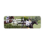 Horses Eventing Mailing Label
