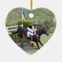 Horses Eventing Ornament