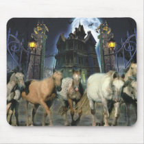 Horses Halloween Mousepad by horsesense Horses Halloween Mousepad