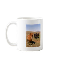 Horses in Krisuvik mugs