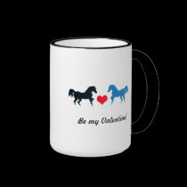 Horses in Love Mug mugs