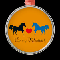 Horses in Love Ornament ornaments
