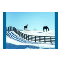 Horses in Snow posters by judymarie Horses in Snow posters