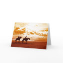 Horses in Sunset cards