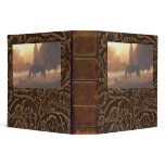 Horses in the Morning Fog-2" Vinyl Binder