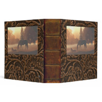 Horses in the Morning Fog-2" Vinyl Binder