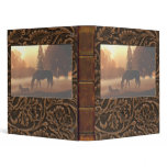Horses in the Morning Fog- I " 3 Ring Binders