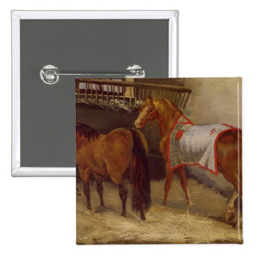 Horses in the Stables Pins