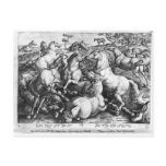 Horses in the wild post card
