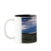 Horses in Whale-fjord #3 mugs
