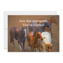 Horses Invitation
