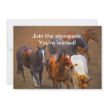 Horses Invitation