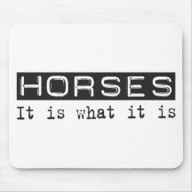 Horses It Is Mouse Pad