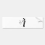 Horses Leave Hoofprints On Your Heart: Pencil Art Bumper Sticker