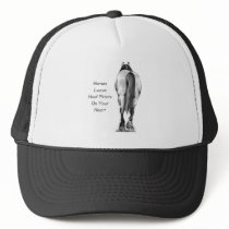 Horses Leave Hoofprints On Your Heart: Pencil Art Hats