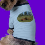 Horses: Mama and Baby Horse Lying Down pet clothing