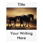 Horses mom and I Custom Letterhead