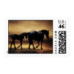 Horses mom and I Stamp