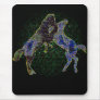 Horses Mousepad Blacklight