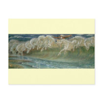 *Horses of Neptune* by Walter Crane Postcard