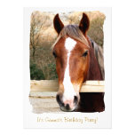 HORSES PERSONALIZED INVITE