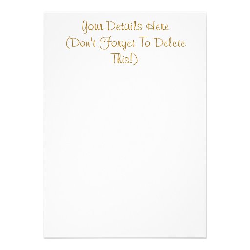 HORSES PERSONALIZED INVITE